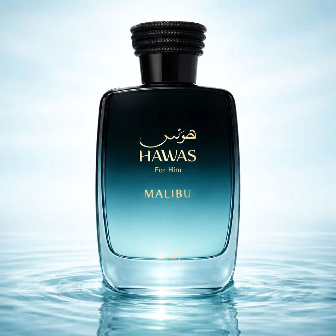 Perfume Hawas Malibu EDP Por Rasasi 3.4oz / 100ml