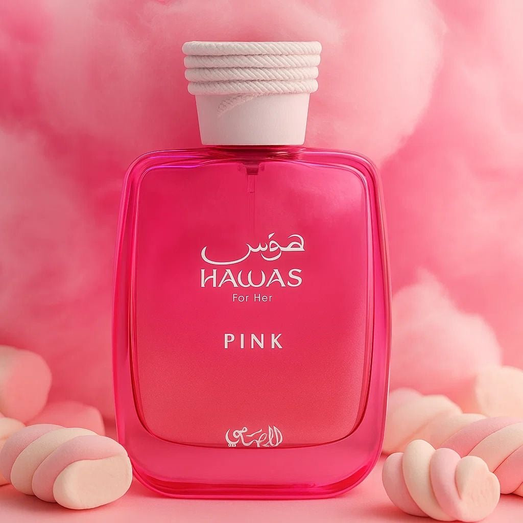 Perfume Hawas Pink EDP por Rasasi 3.4oz / 100ml