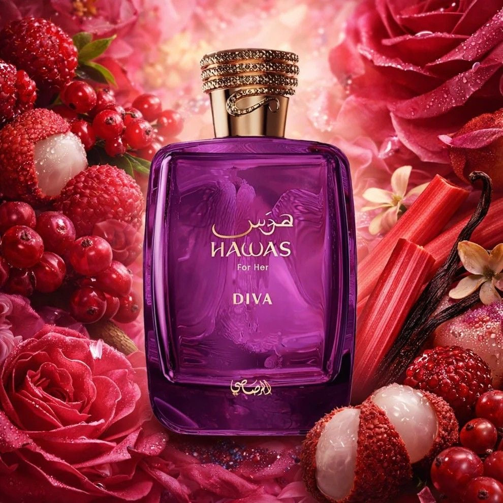 Perfume Hawas Diva EDP da Rasasi 100ml