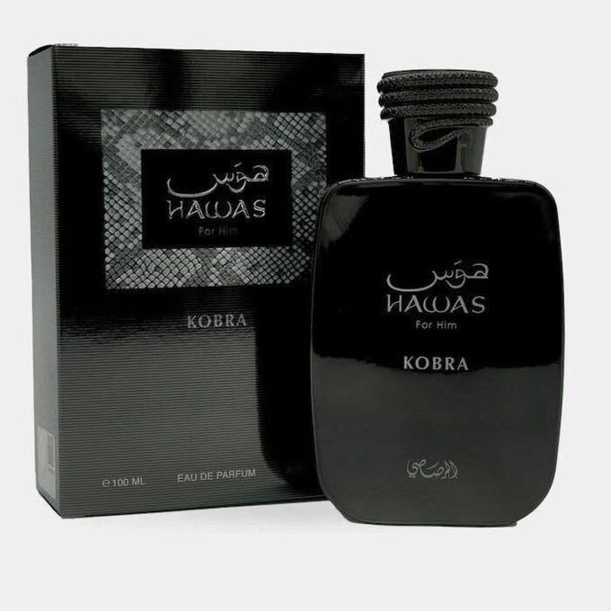Hawas Kobra EDP Perfume Por Rasasi 3.4oz / 100ml