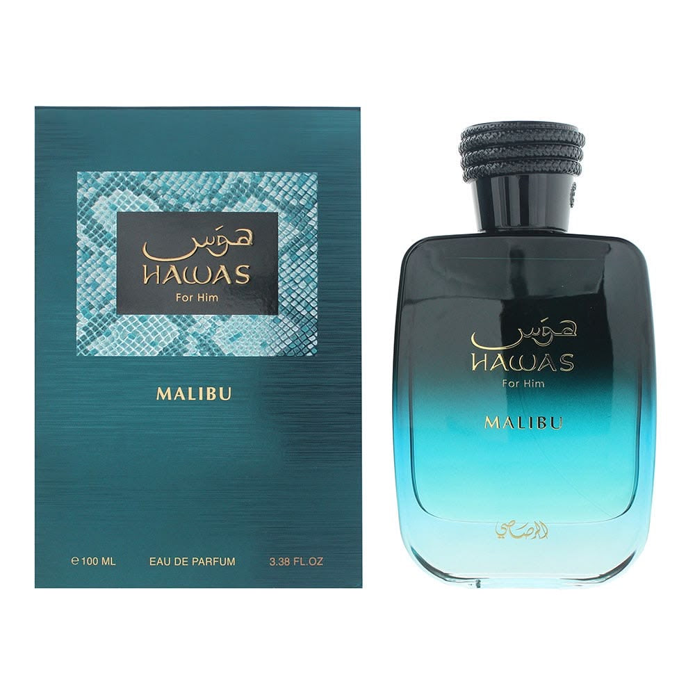 Perfume Hawas Malibu EDP Por Rasasi 3.4oz / 100ml