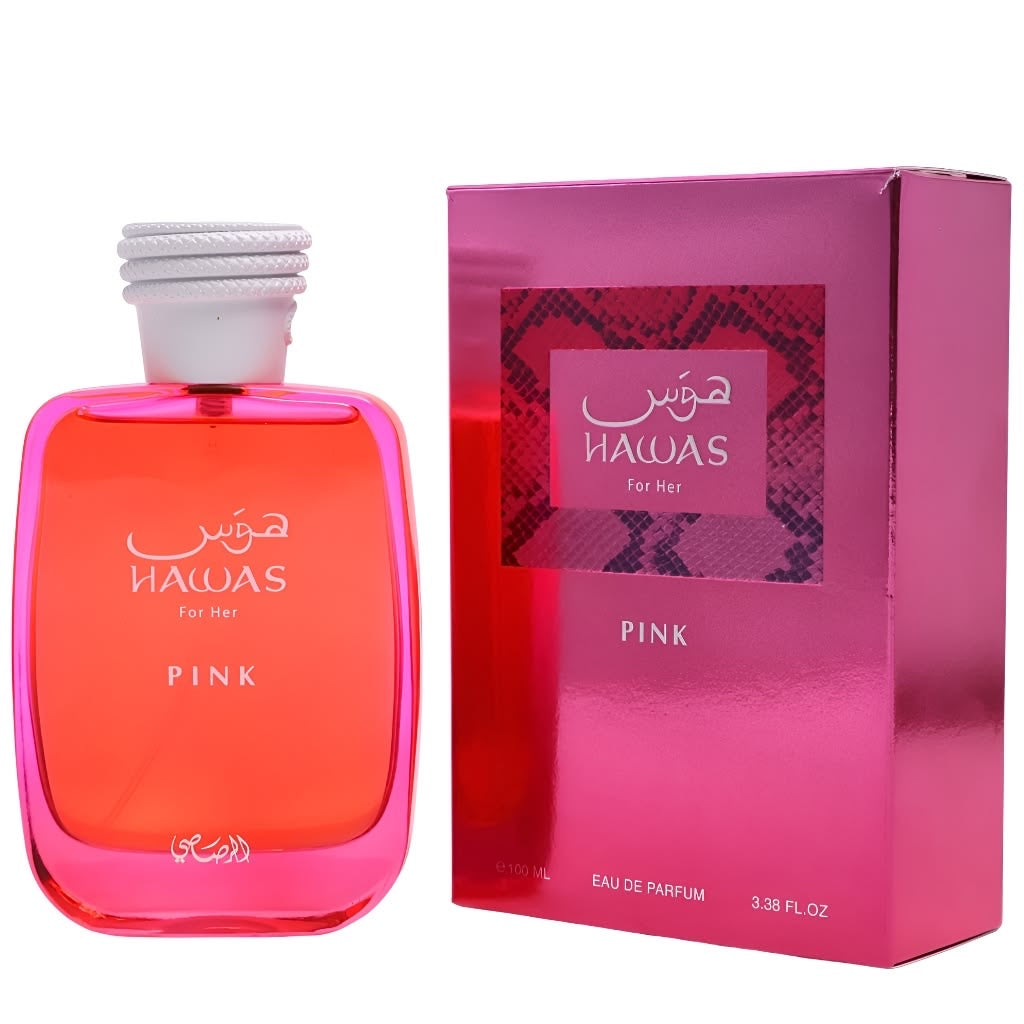 Perfume Hawas Pink EDP por Rasasi 3.4oz / 100ml