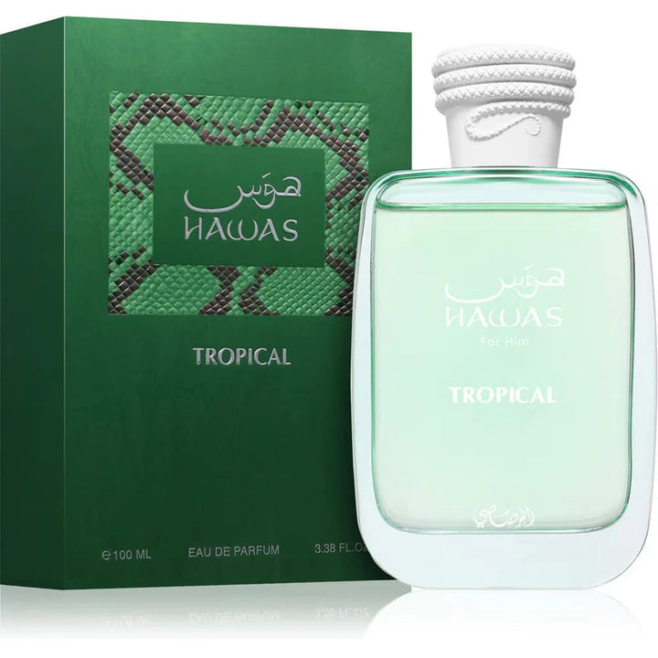 Perfume Hawas Tropical EDP por Rasasi 3.4oz / 100ml